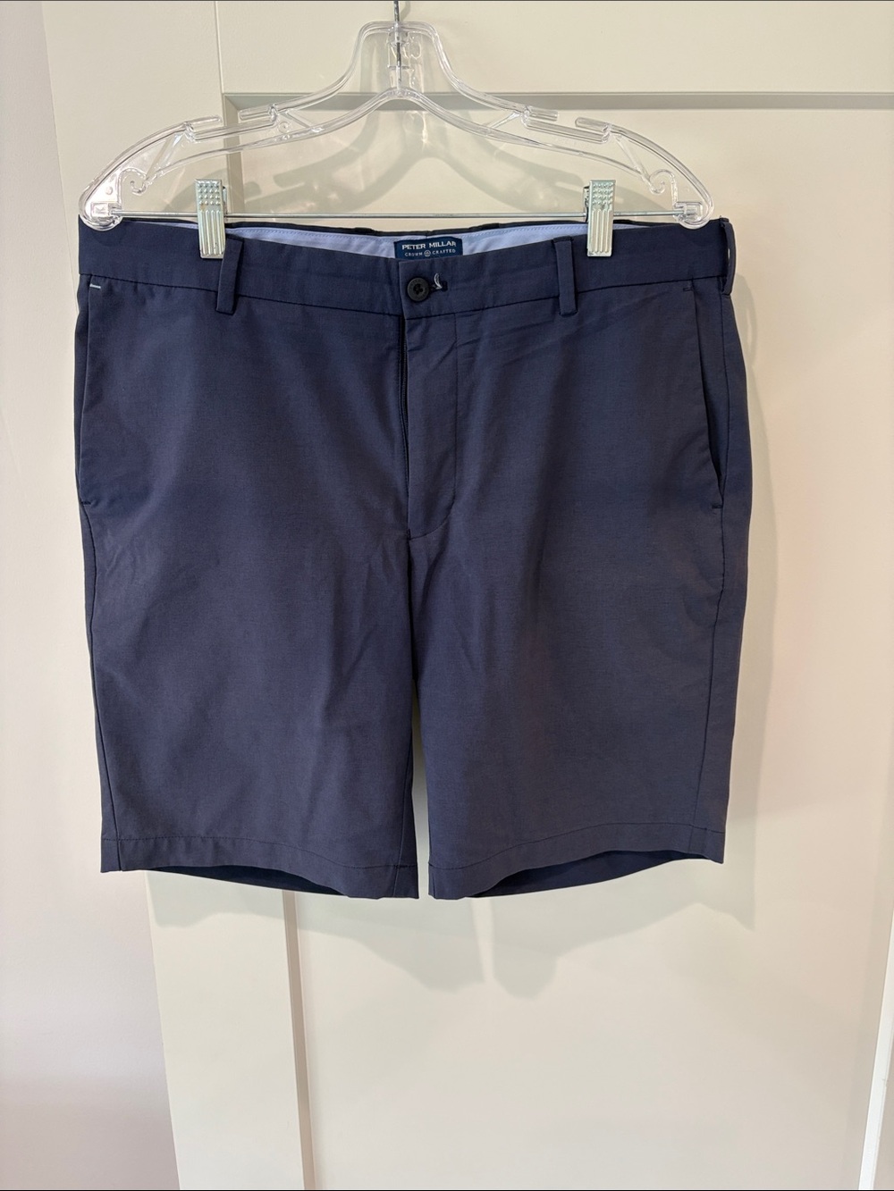 Peter Millar Navy Crown Crafted Shorts